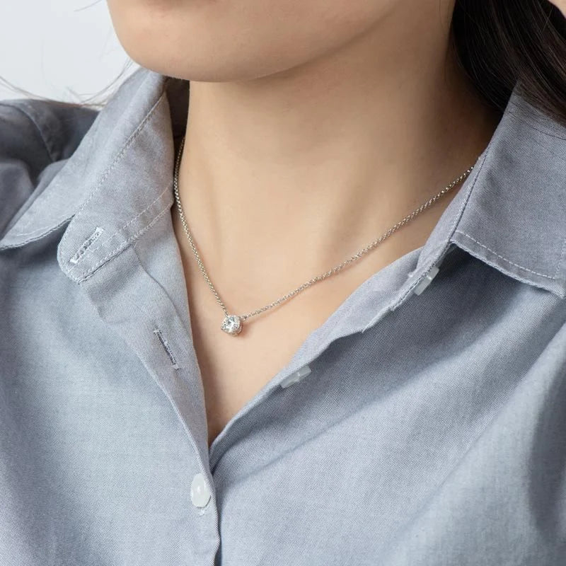 Silver Stone Necklace