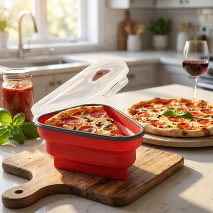 Collapsible Pizza Slice Container