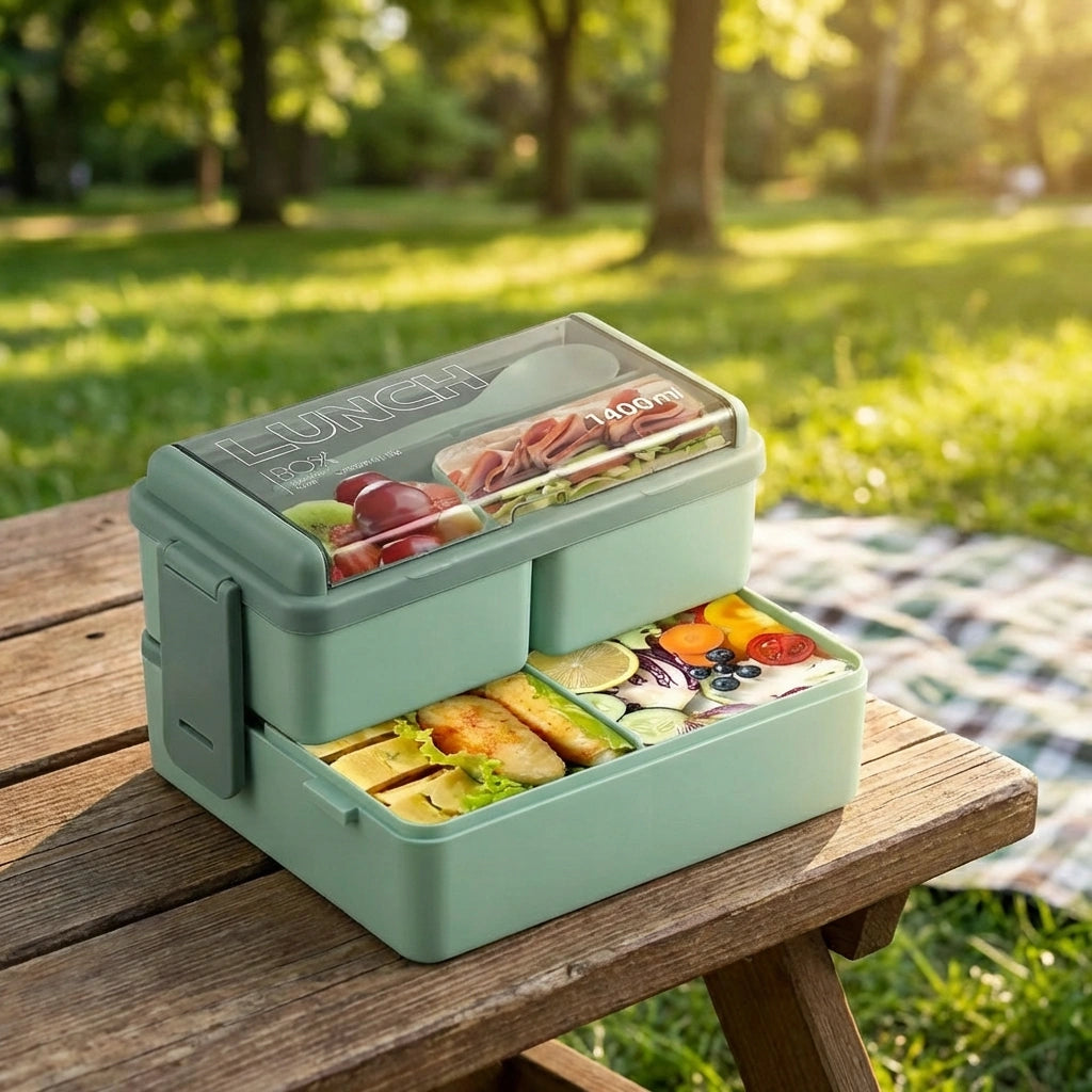 Portion Control Bento Lunch Box
