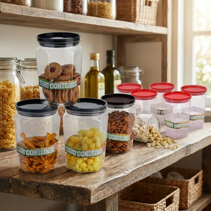 Air Tight Storage Containers (6 Pcs)