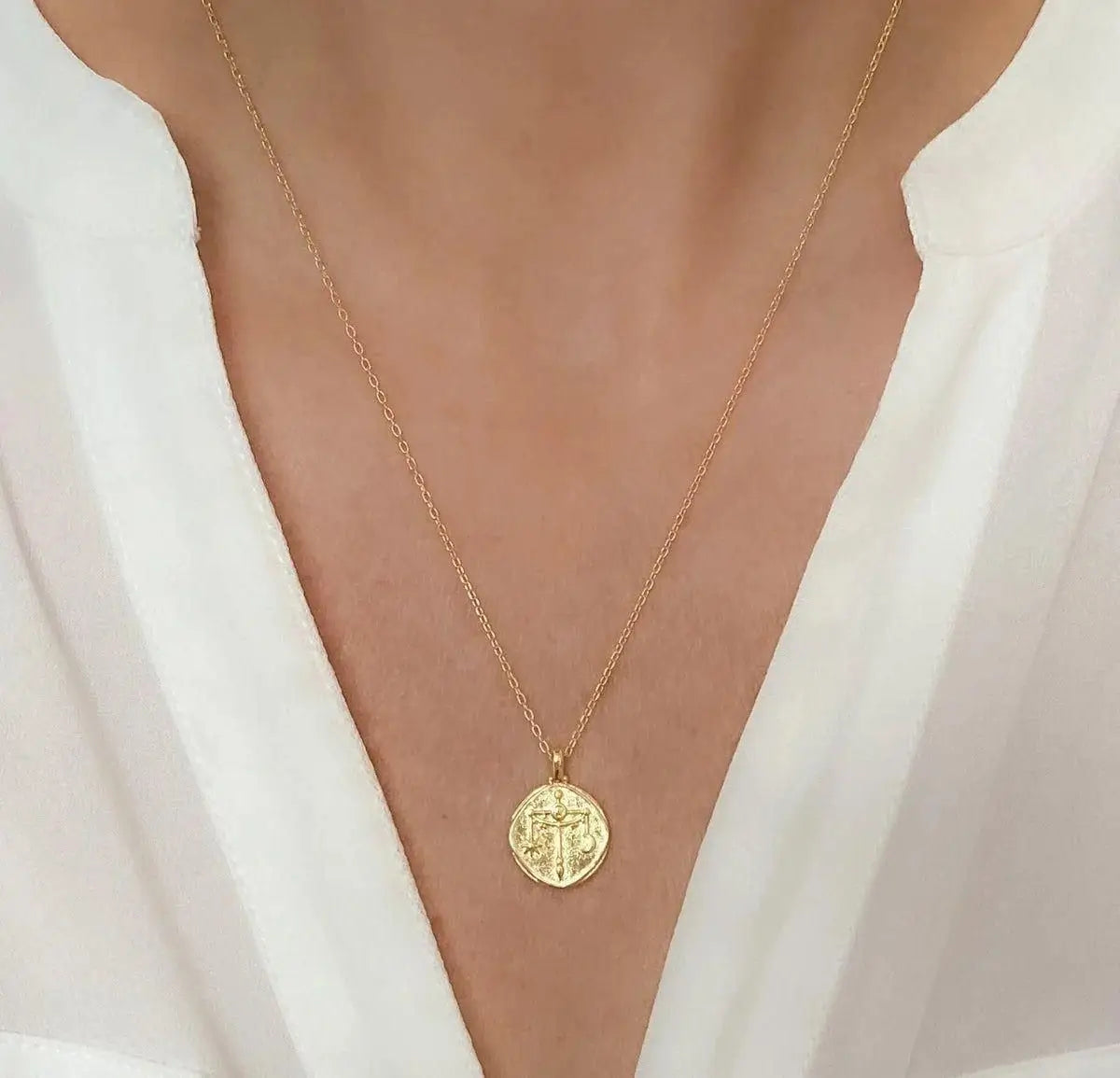 Gold Plated Zodiac Sign Necklace