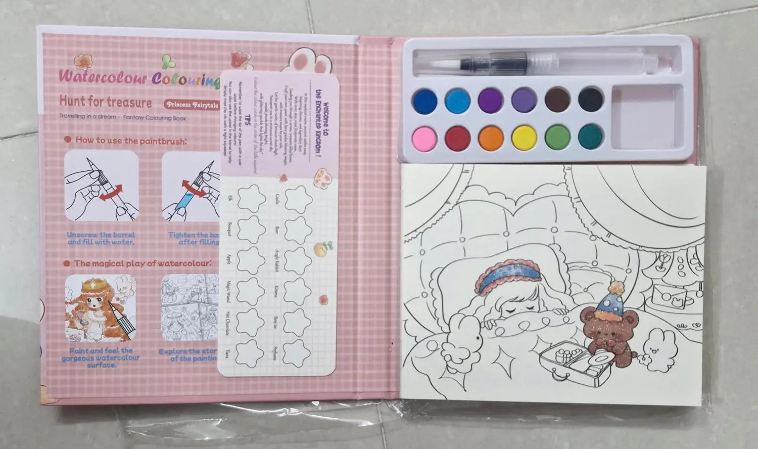 Cartoon Art Coloring Painting Set for Kid’s