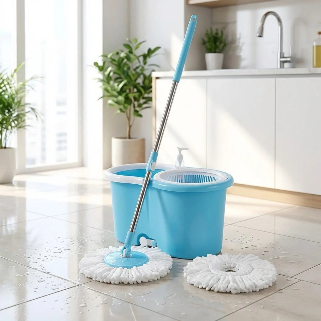 360° Self-Spinning Mop Set