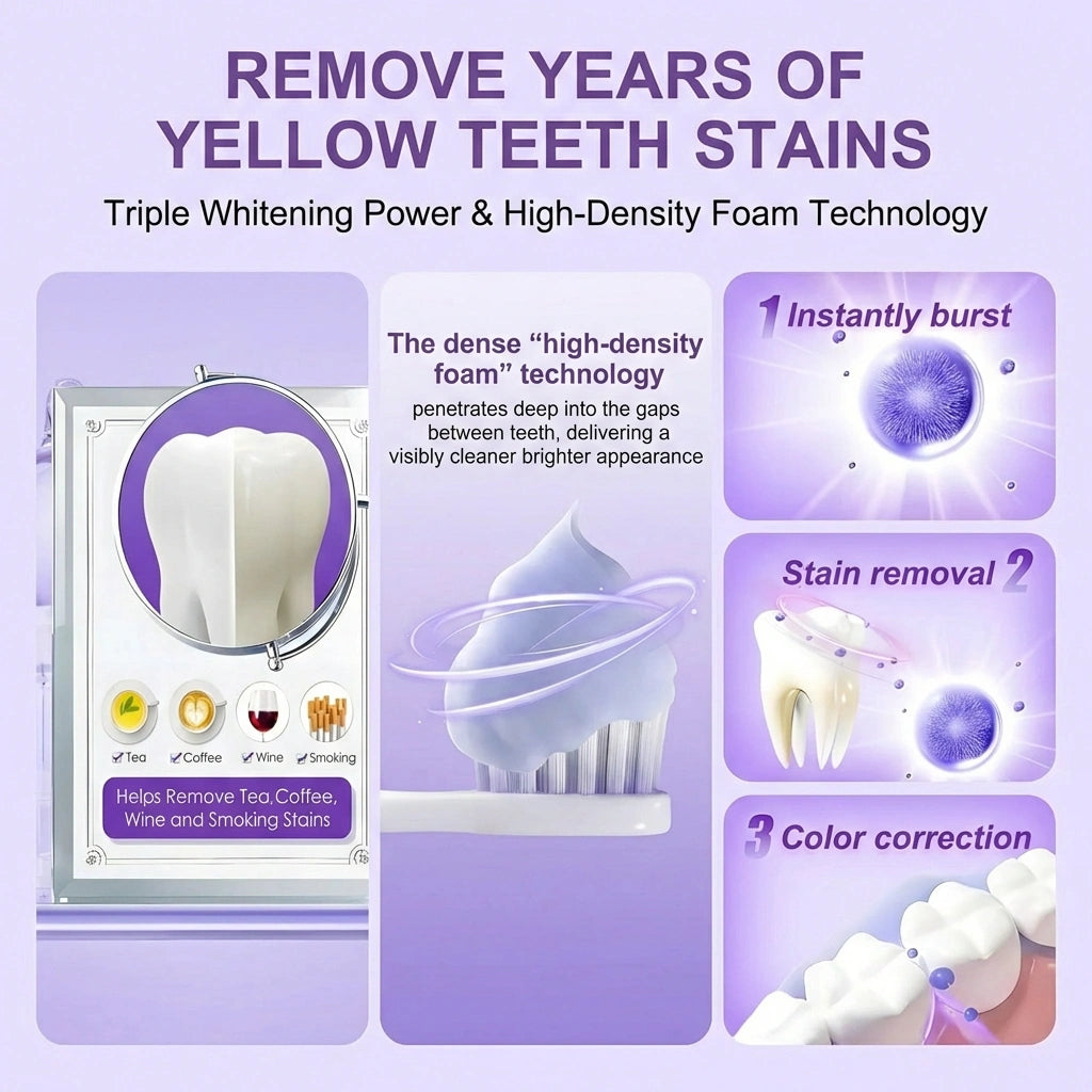 Purple Luxe Whitening Toothpaste