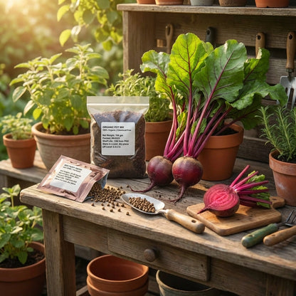 Beetroot Seeds (Free Organic Pot Mix 100 gm)