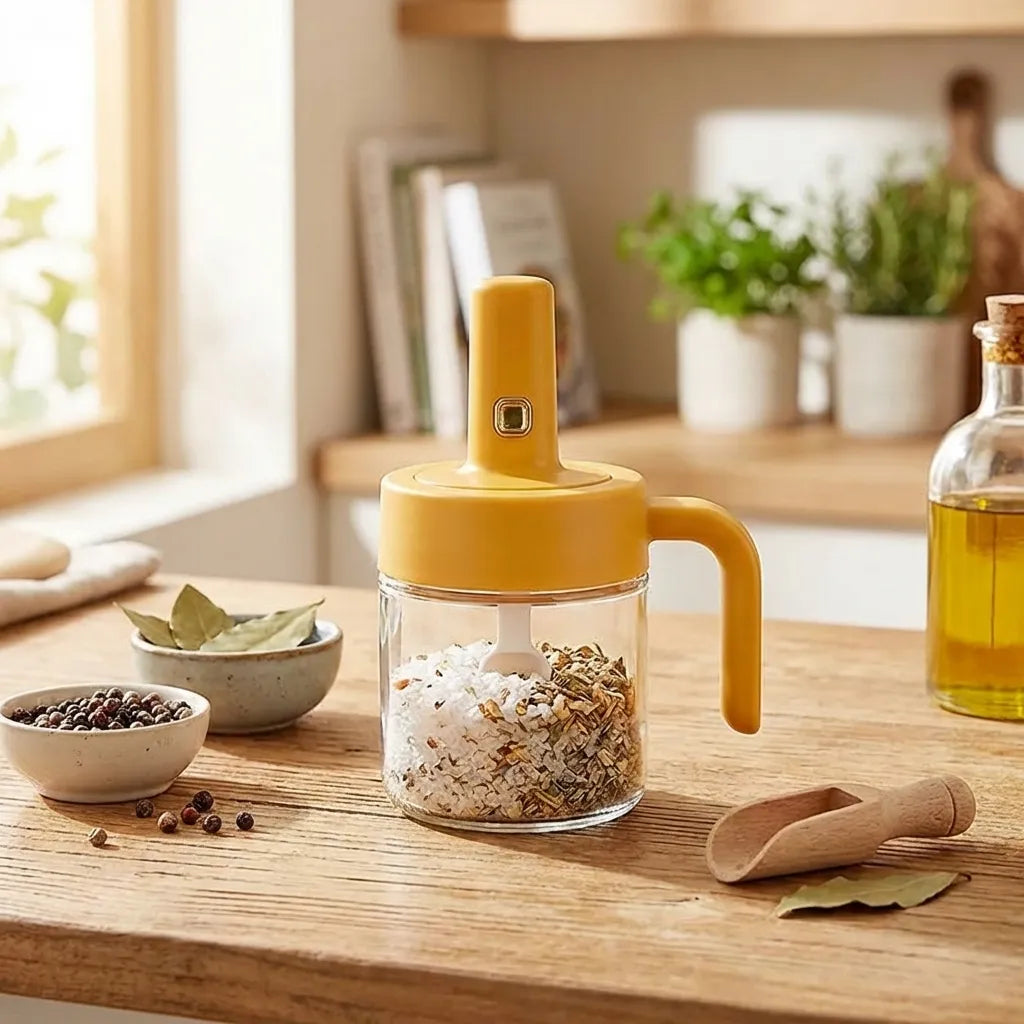 Luxury Glass Telescopic Seasoning Tank