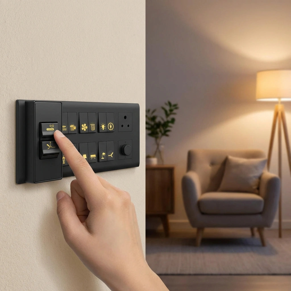 Gold Switch Stickers