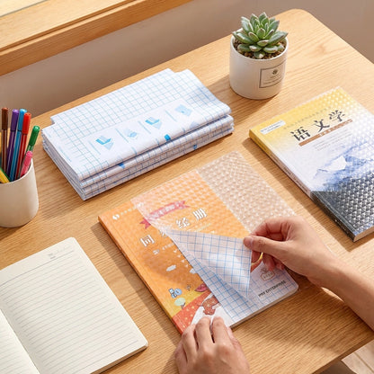 3 Different Size Transparent Sticker Books Cover