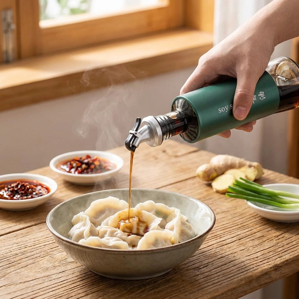 Auto-Close Oil Dispenser