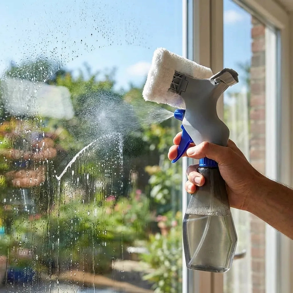 Plastic Easy Glass Cleaner 3 In 1 Spray
