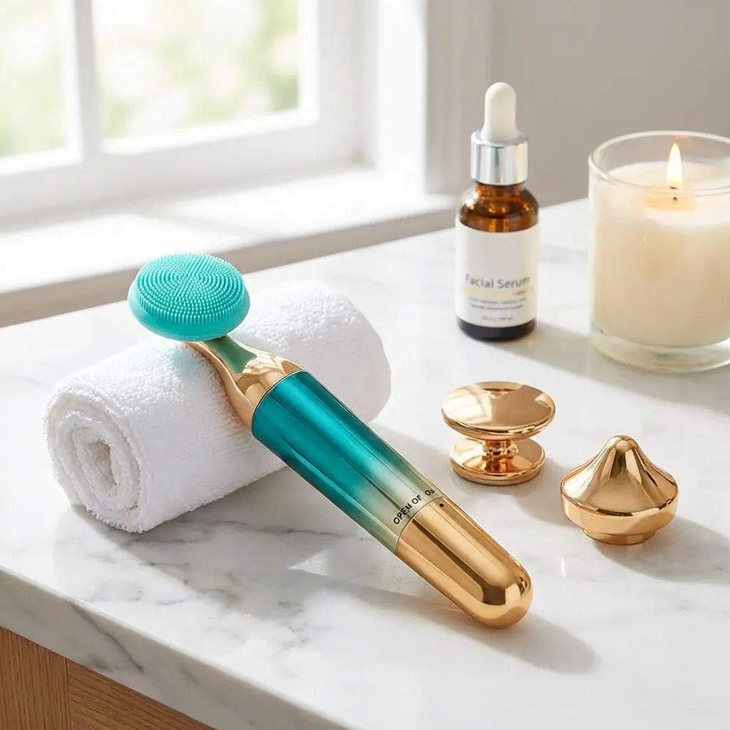 3-in-1 Massager – Spa-Like Care for Face, Eyes & Neck