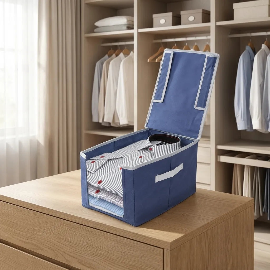 Closet Organizer-Foldable Shirts and Clothing Organizer Stackers