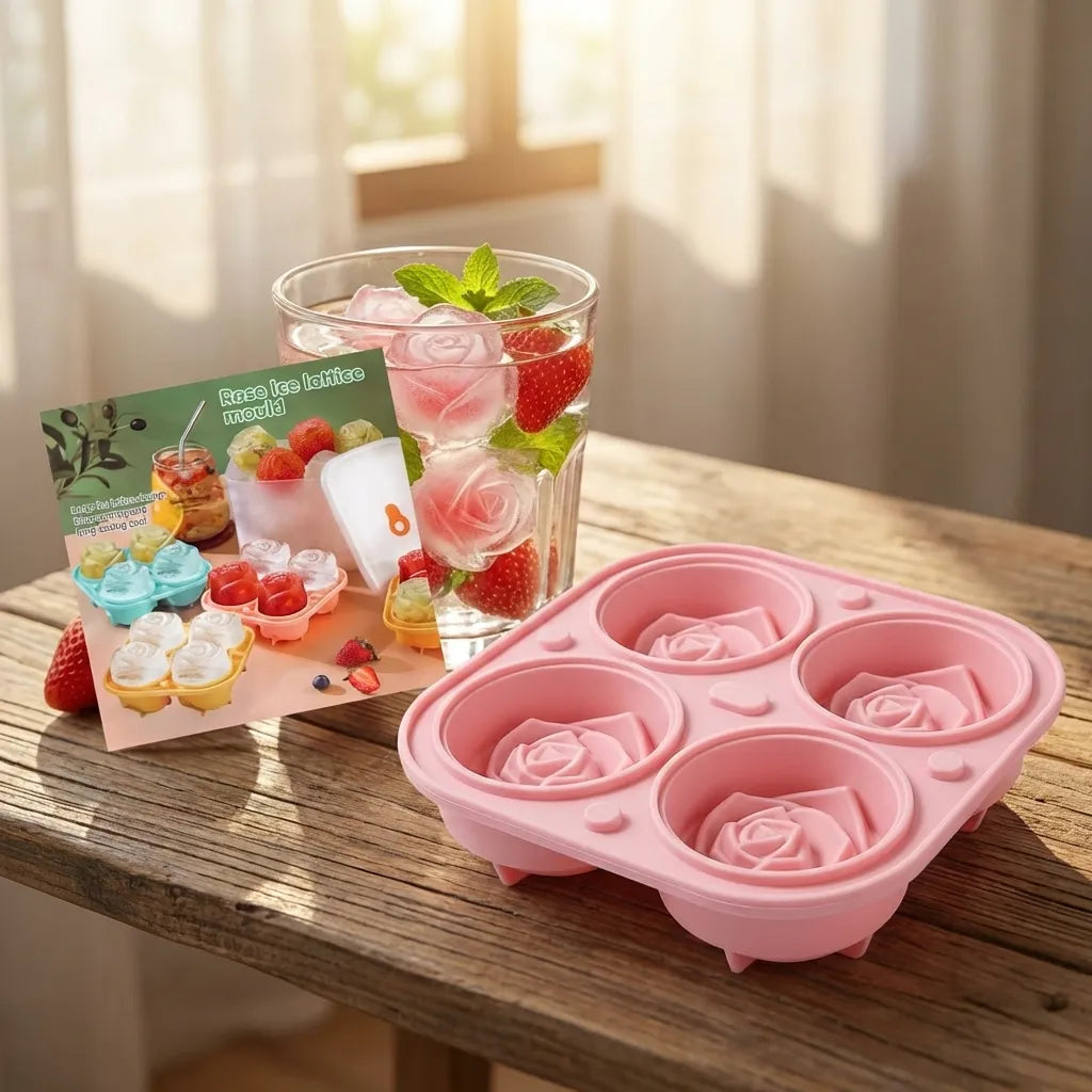 Rose Ice Lattice Mould