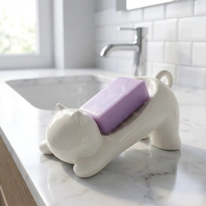 Adorable Cat Soap Holder