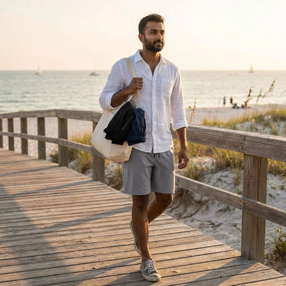 Combo of 3 Men's Stretchable Cotton Shorts