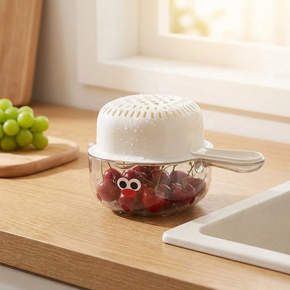 Dual-Layer Veggie Strainer
