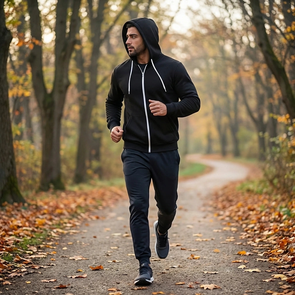 Slim Fit Printed Hoodies