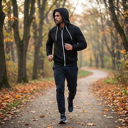 Slim Fit Printed Hoodies