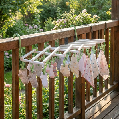 Foldable Sock Drying Hanger
