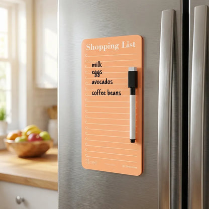 Magnetic Grocery List Board