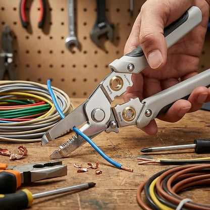 10 in 1 Cable Looping, Splitting, Cutting Pliers Wire Strippers