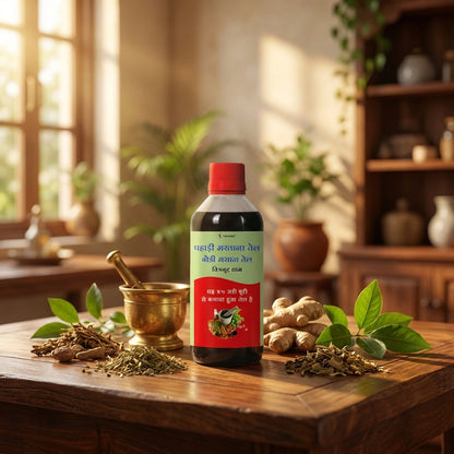 Herbal Body Massage Oil – 280g x 2