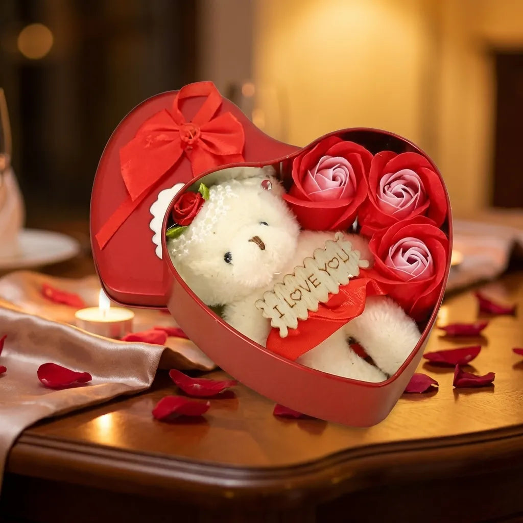 Bear Rose Gift Box