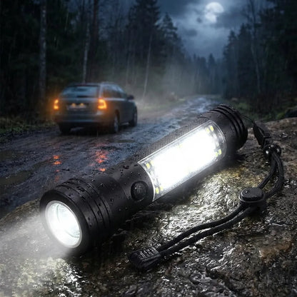 Solar-Powered Emergency Flashlight
