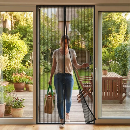 Home Magnetic Foldable Anti Mosquito Door Curtains (Pack of 2)