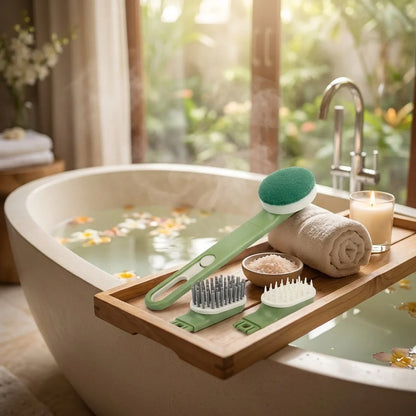 Long-Handle Dish Brush Set