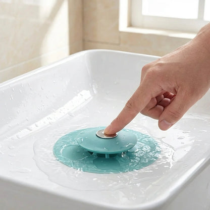 Magic Drain Stopper-Catcher (Pack of 2)