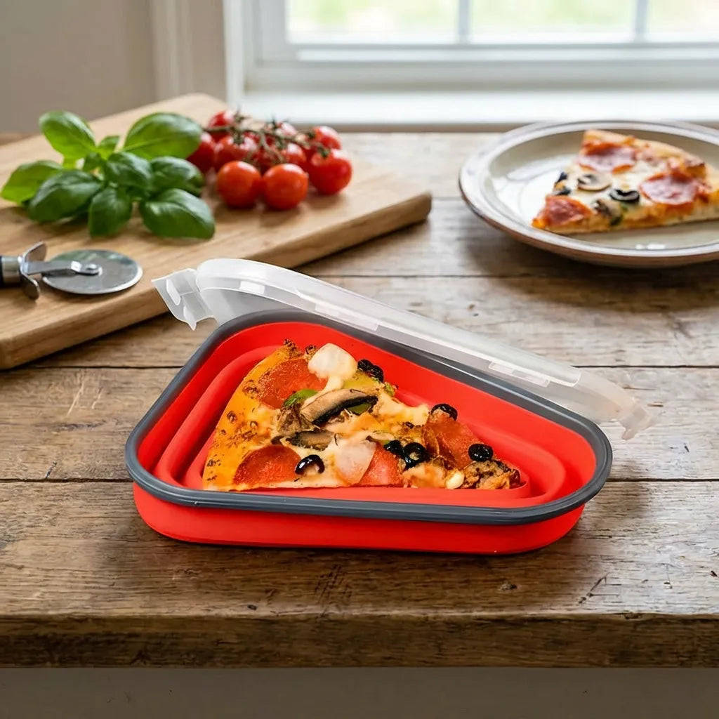 Collapsible Pizza Slice Container