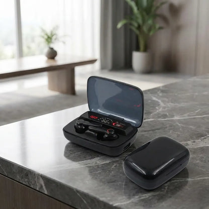 Wireless LED Display Earbuds