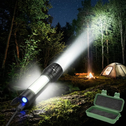 Super Bright Pocket Mini USB Rechargeable Torch Light