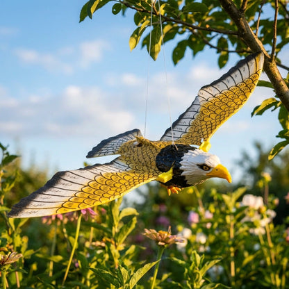 Realistic Flying Eagle Bird Toy with Spread Wings