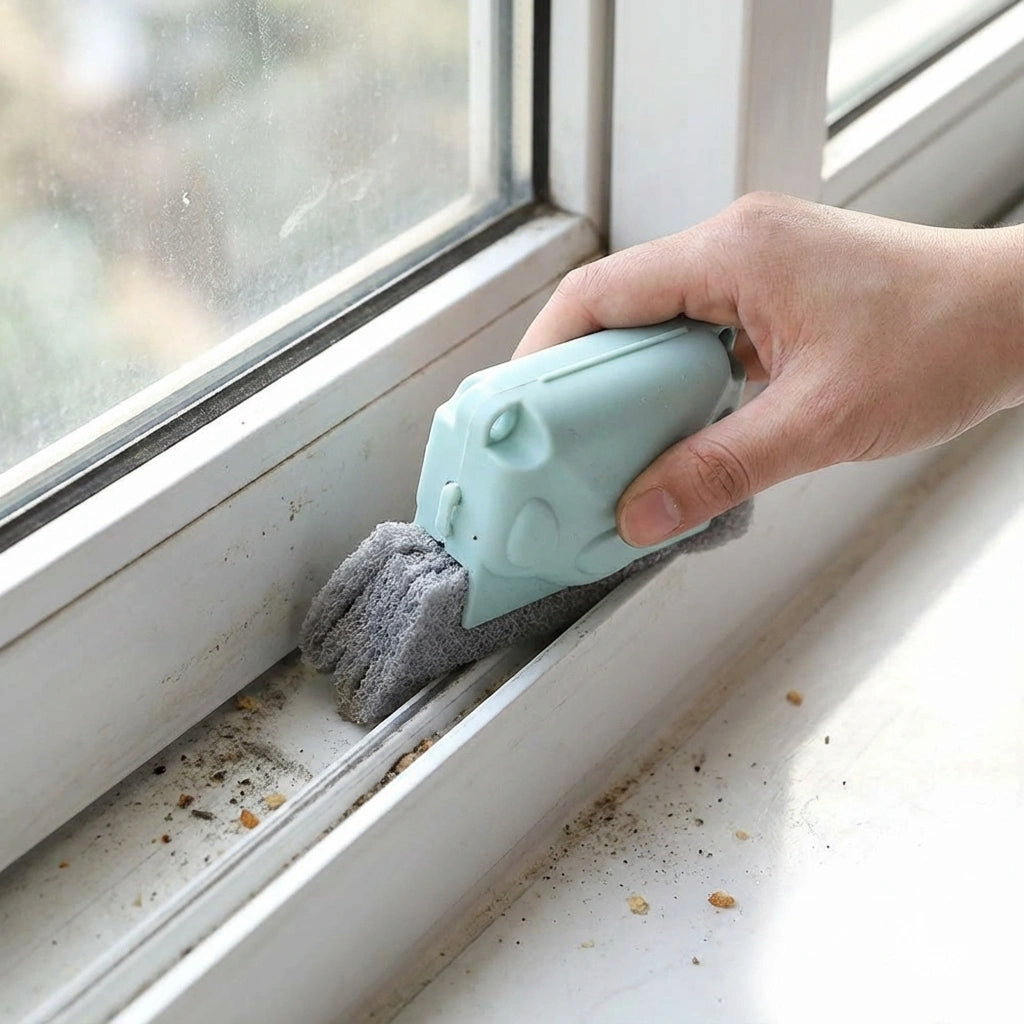 Window Groove Cleaning Brush – 2 Pack