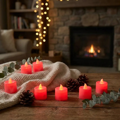 Red Flameless LED Tealights