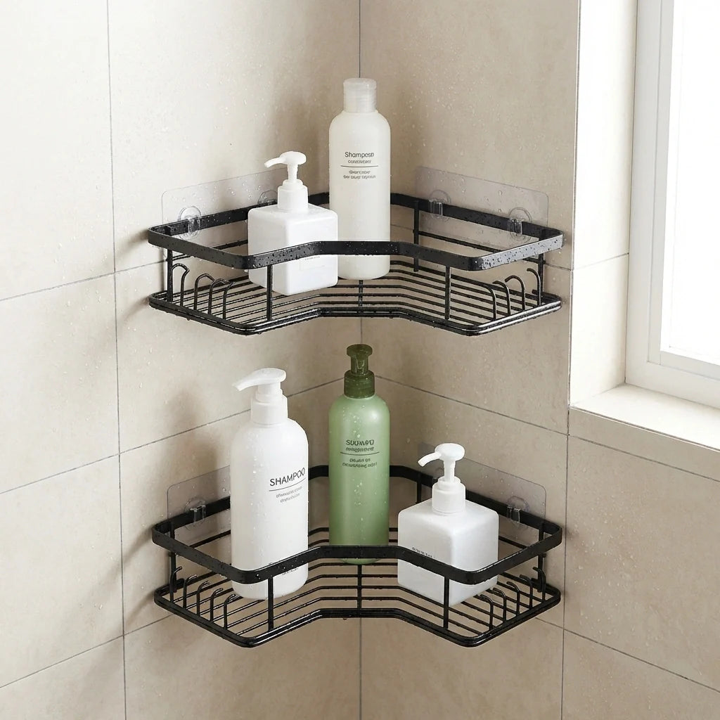 Self-Adhesive Corner Shelf Organizer