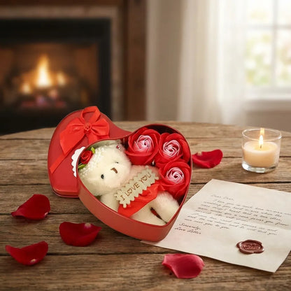 Bear Rose Gift Box
