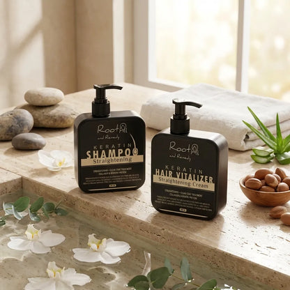 Herbal Hair Straightening Combo