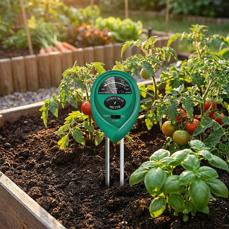 3-in-1 Soil Tester ( Moisture/pH/Light )
