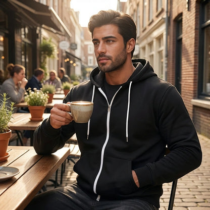 Slim Fit Printed Hoodies