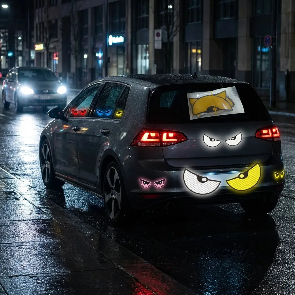 Monster Eyes Reflective Stickers