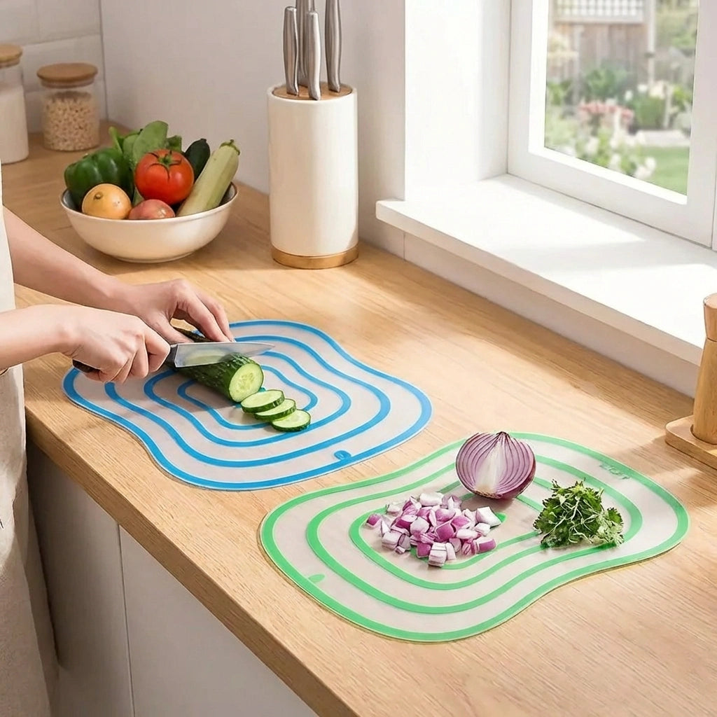 Transparent Flexible Vegetable Cutting Board