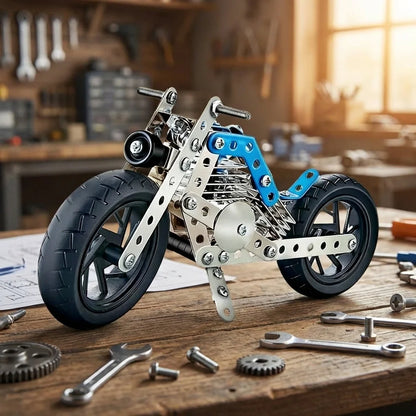 Metal Cruiser Motorcycle Construction Kit