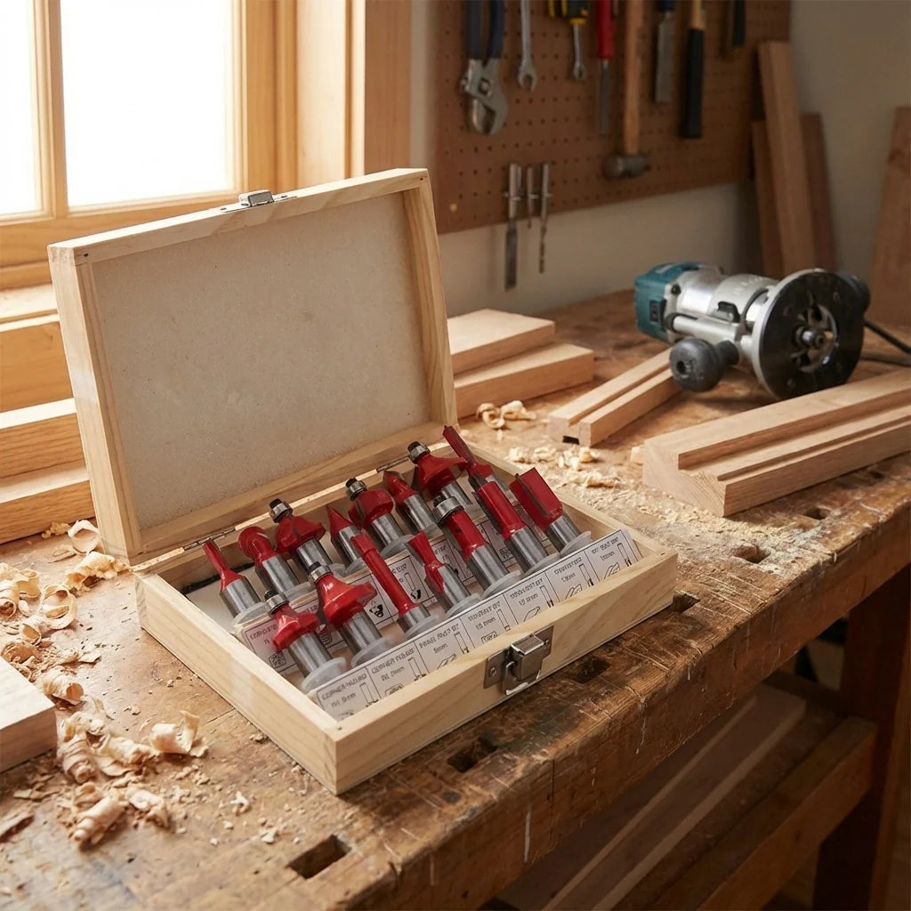 Router Bit Set (12/15pcs)