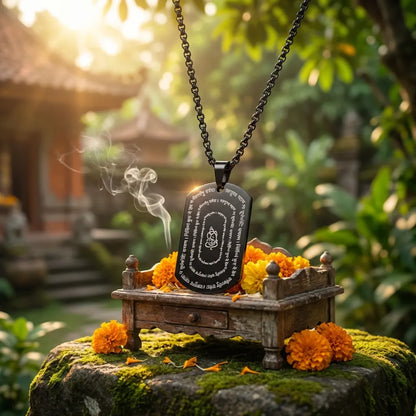 Ganpati Shlok Pendant with Chain