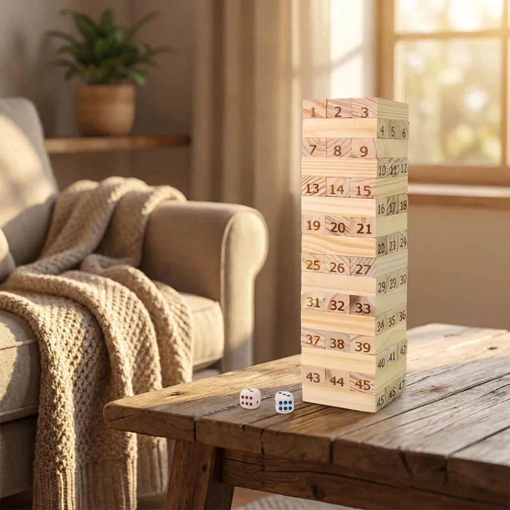 Wooden Tumbling Tower