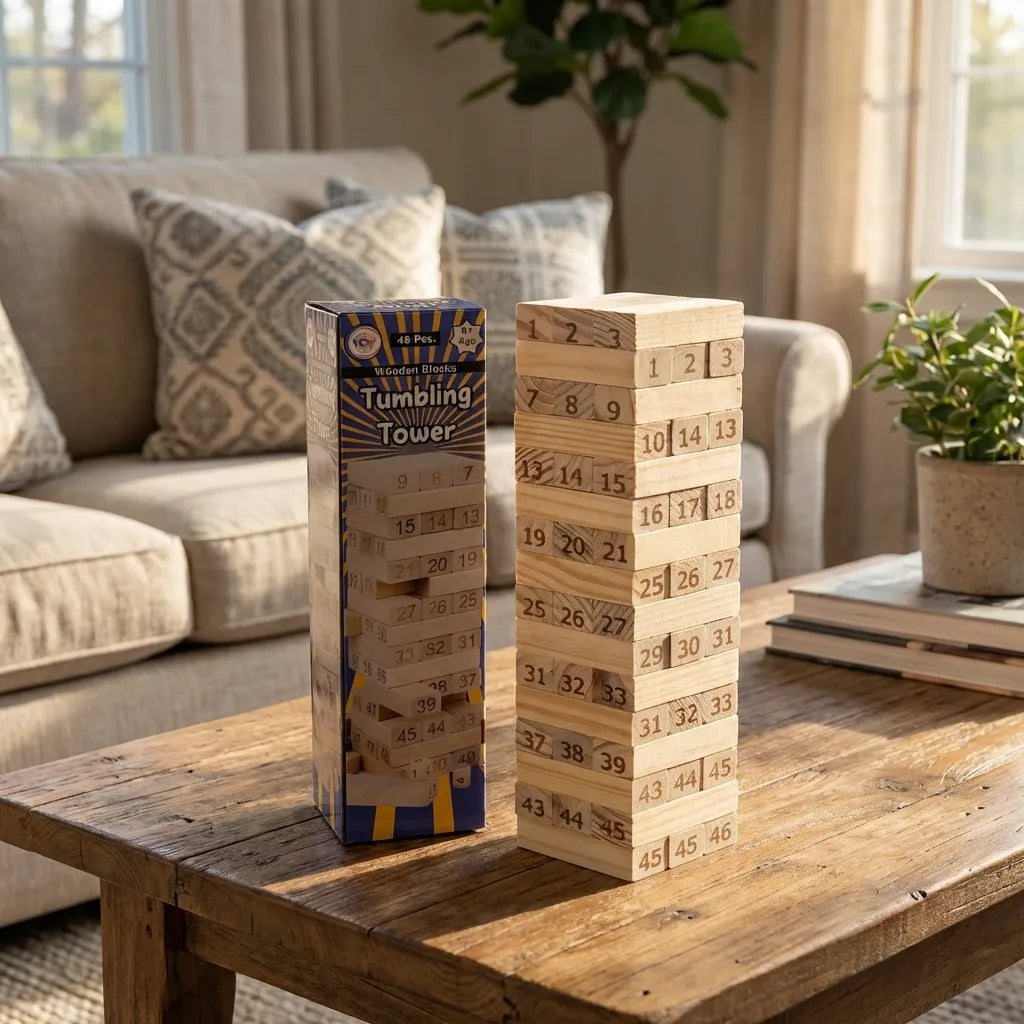 Wooden Tumbling Tower