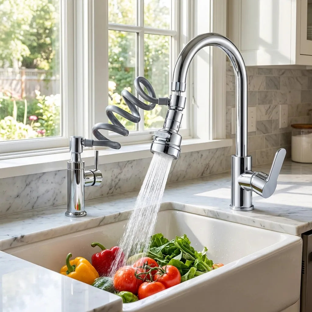 Flexible Faucet Sprayer Attachment